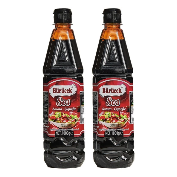 Bürücek Salata ve Çiğ Köfte Sosu 1000 ml 2 li