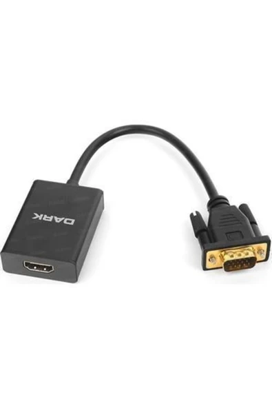 Dark Analog Vga Ve Ses - Dıjıtal Hdmı Aktıf Donusturucu (dk-hd-avgaxhdmı2) - 1