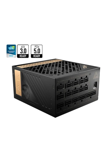MSI Meg Ai1300p Pcıe5 1300w 80 Platinum Full Modüler Power Supply - 1