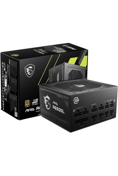 MSI MAG A650GL 650W 80 Plus Gold 120mm Fan Power Supply