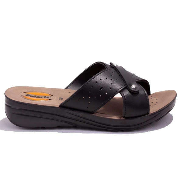 Polaris 403003C Siyah Ortopedik Günlük  Kadın Terlik - Resim 2