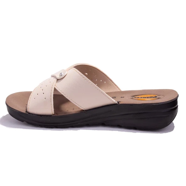 Polaris 403003C Bej Ortopedik Günlük  Kadın Terlik - 3