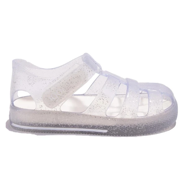 Igor S10265C Star Glitter Beyaz Ortopedik Günlük Kız Çocuk Sandalet - 2