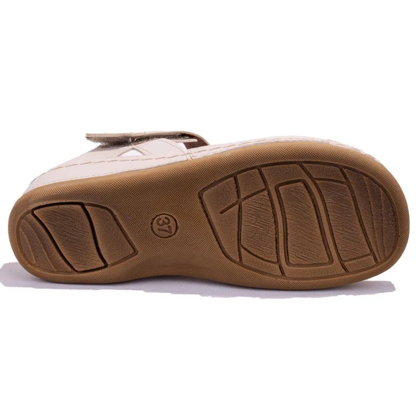 Polaris 104424C Bej Ortopedik Günlük  Kadın Sandalet - 4