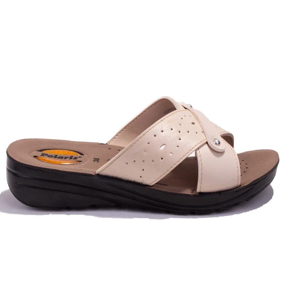 Polaris 403003C Bej Ortopedik Günlük Kadın Terlik - 2