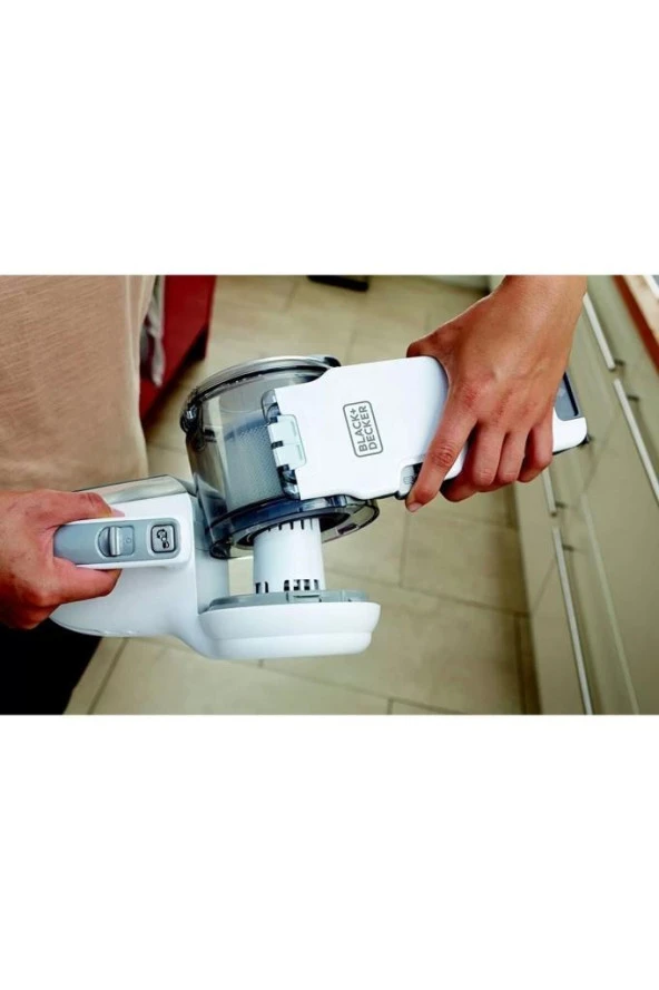 Black&Decker Pv1820l 18V/27Watt Li-İon Döner Kafa Siklonik Sistem Şarjlı Süpürge - Resim 6