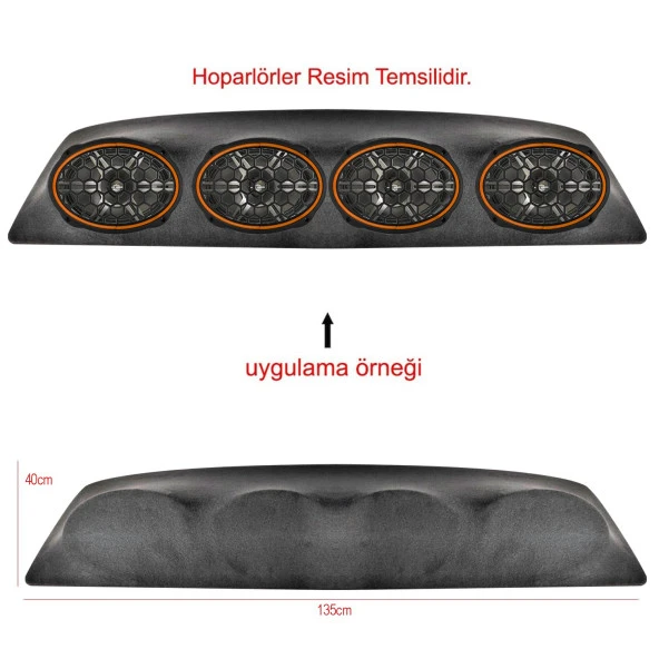 4Lü Universal Pandizot Cadde Tipi Oval 6X9 İnç
