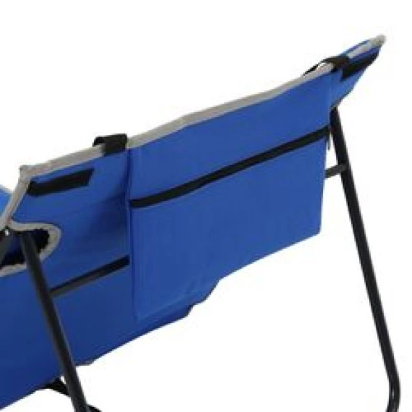 Regatta Tahiti Katlanır Portatif Şezlong-MAVİ - 4