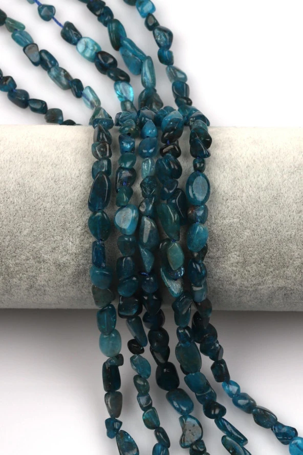 Apatit Doğal Taş Dizi 6 x 7 mm Mercimek Kesim ürün görseli