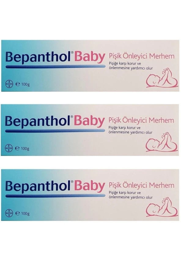 BEPANTHOL Bepanthol Baby Pişik Kremi 100 gr Pişik Önleyici 3adet