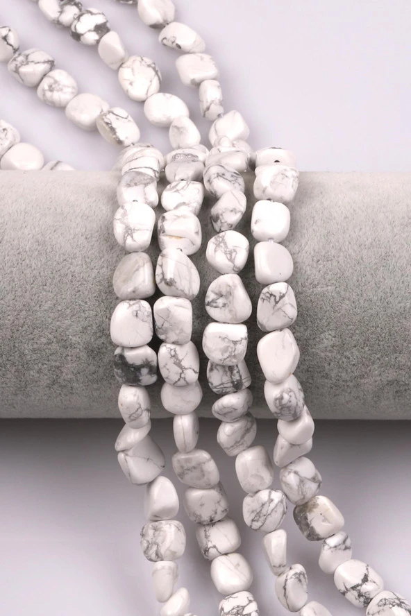 Havlit Doğal Taş Dizi 8 x 9 mm Mercimek Kesim