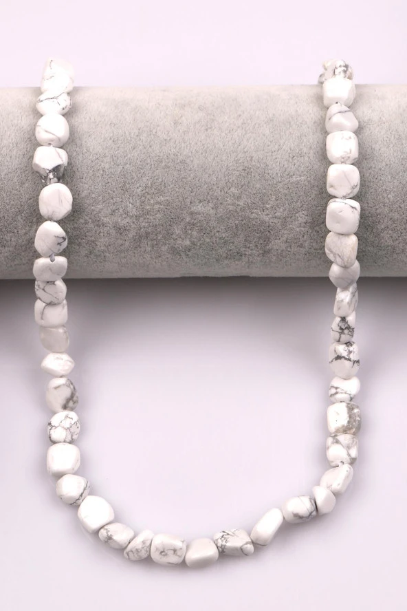 Havlit Doğal Taş Dizi 8 x 9 mm Mercimek Kesim - 2