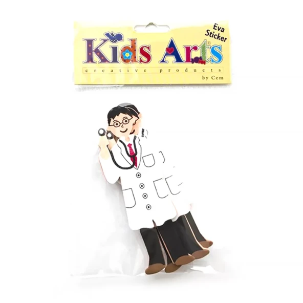 Dolphin Kids Arts Eva Sticker Doktor ST-105592