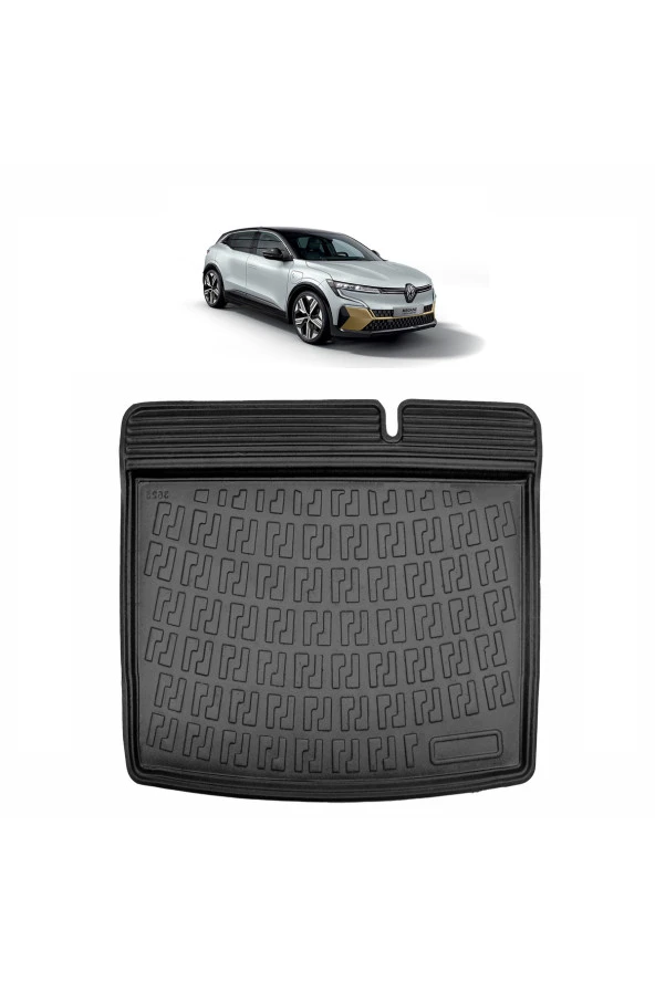 Rizline  Renault Megane E-Tech 2022+ 3D Bagaj Havuzu Sİyah