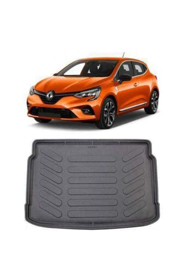 Rizline  Renault Clio 5 2020 Sonrası 3d Bagaj Havuzu Siyah