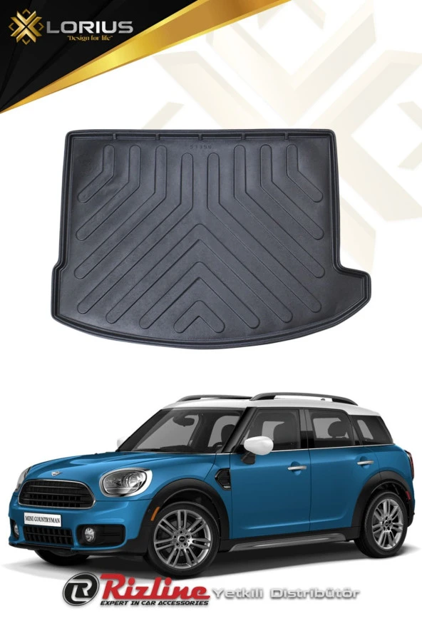Rizline  Mini Countryman 2017 Sonrası 3d Bagaj Havuzu