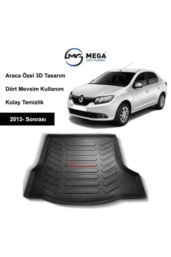 Rizline  Renault Clio Symbol 2013- Sonrası Bagaj Havuzu