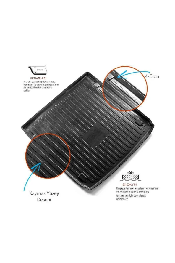 Rizline  Audi Q7 Suv 2007-2014 Bagaj Havuzu - Resim 2