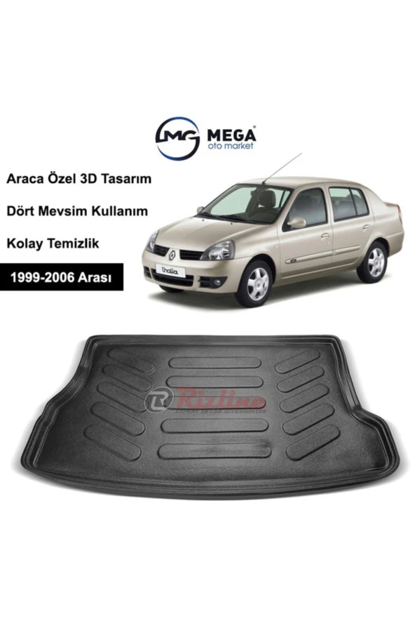 Rizline  Renault Clio Symbol 1998-2006 Arası Bagaj Havuzu