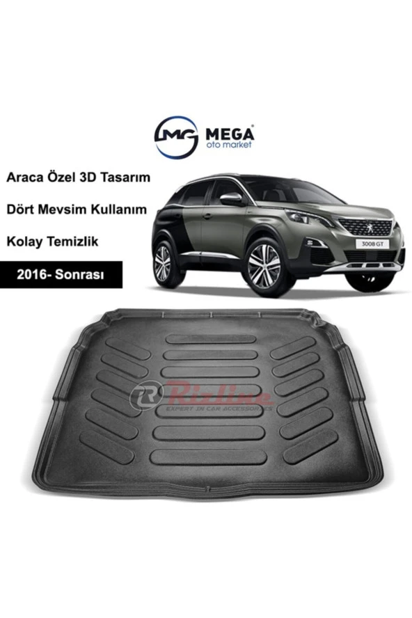 Peugeot 3008 2016-2018 Arası Bagaj Havuzu