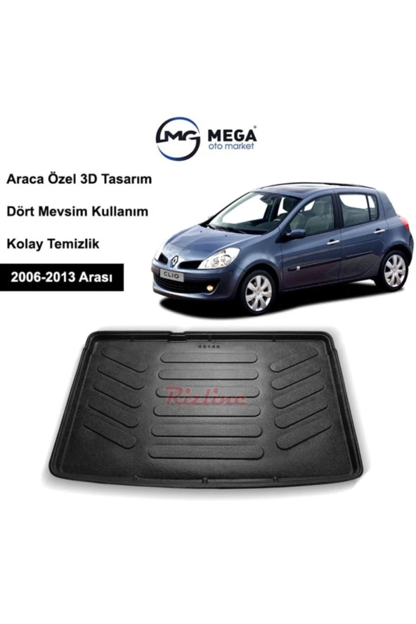 Rizline  Renault Clio 3 Bagaj Havuzu Kancasız ürün görseli 1