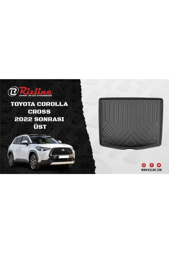 Rizline  Toyota Corolla Cross 2022 Sonrası Uyumlu Bagaj Havuzu