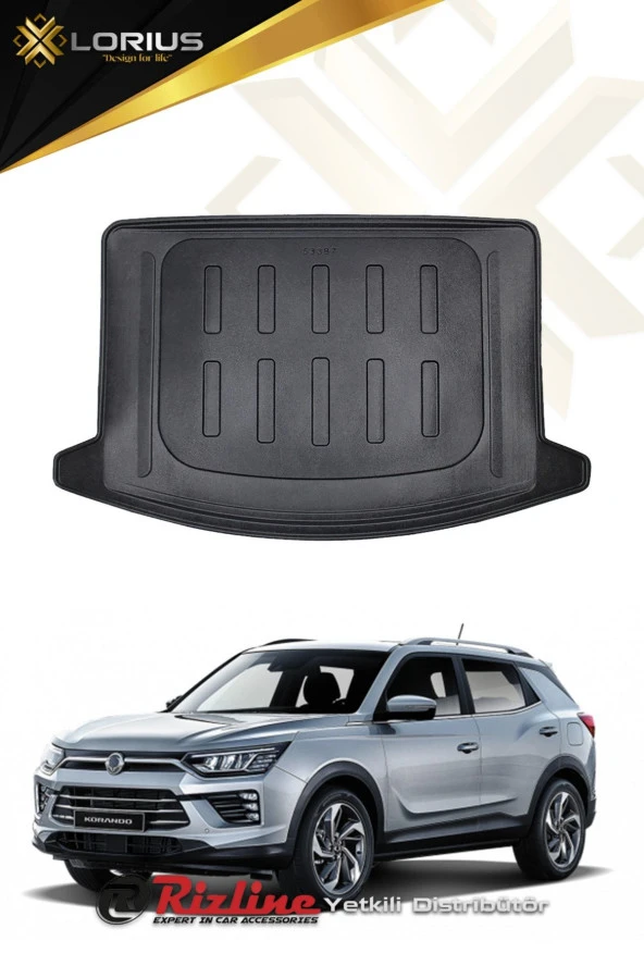 Rizline  Ssangyong Korando 2020 Sonrası İçin Uyumlu 3d Bagaj Havuzu