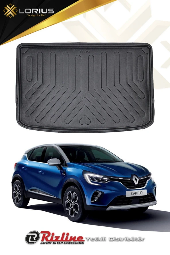 Rizline  Renault Captur 2020 Sonrası Üst 3d Bagaj Havuzu