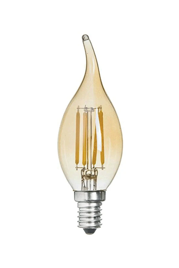 Cata CT-4281 4W E14 Amber Işık Rustik Led Dekoratif Buji Ampul