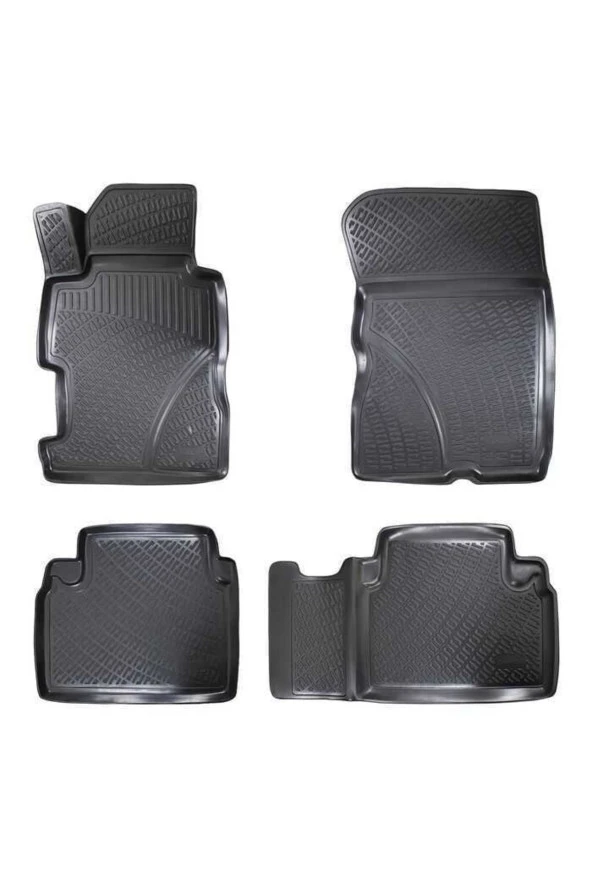Rizline  Honda Civic Sedan 2006 -2012 3d Havuzlu Paspas Siyah