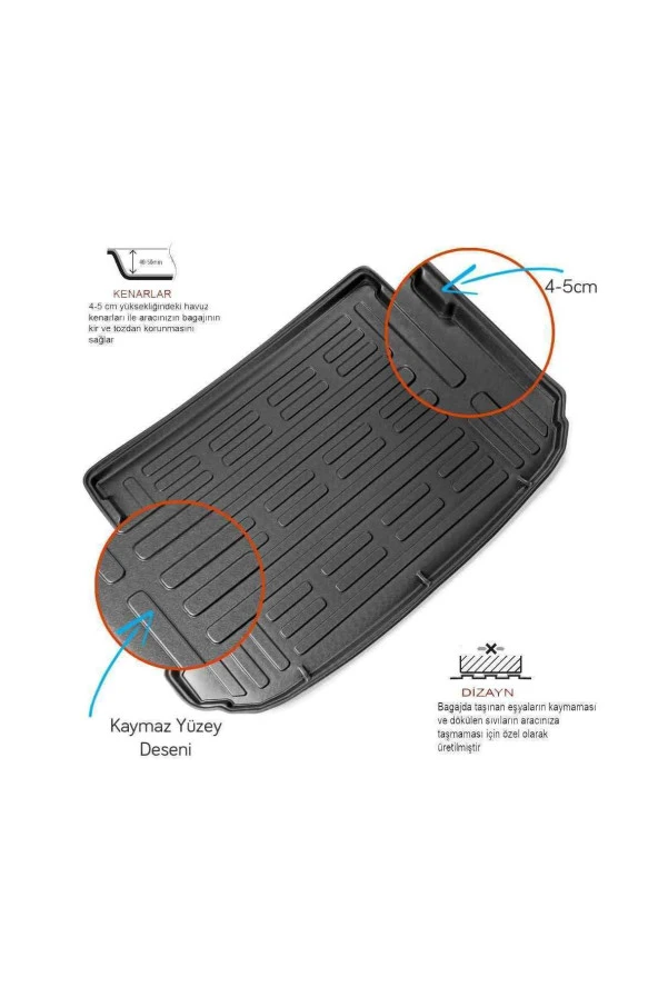 Rizline  Kia Sportage 2016 Sonrası 3d Bagaj Havuzu - Resim 2