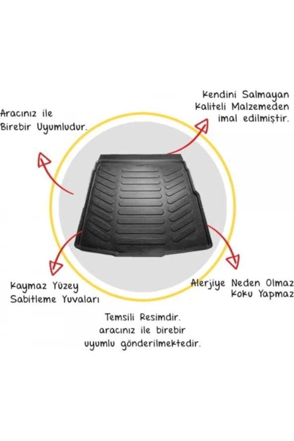 Rizline  Kia Cerato 2004-2009 3d Bagaj Havuzu - Resim 3
