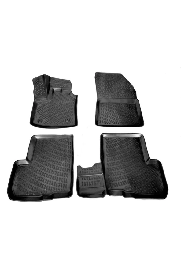 Rizline  Dacia Lodgy 3d Paspas Havuzlu Siyah 2013 - 2020 Arası 4 Parça Set