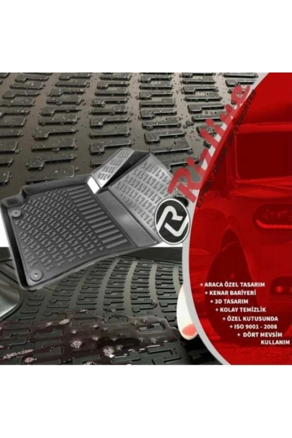 Rizline Dodge Journey 3D Paspas Siyah 2010-2020 arası - Resim 3