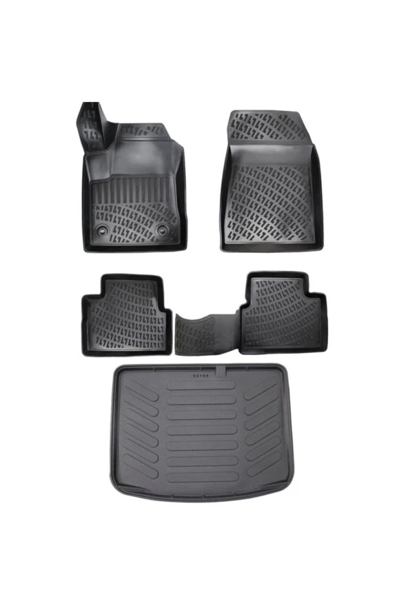 Rizline  Fiat Bravo 2008 ve Sonrası Uyumlu 3D Paspas ve Bagaj Havuzu Seti ürün görseli