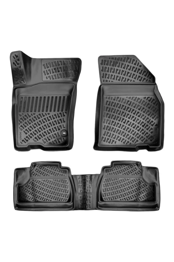 Rizline  Mercedes Ml Serisi W163 1998-2005 Için 3d Siyah Havuzlu Paspas ürün görseli 1