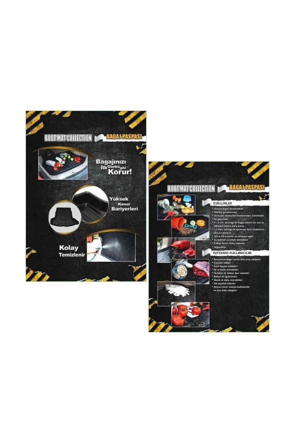 Rizline  Renault Captur 2015 Sonrası 3d Bagaj Havuzu - 2