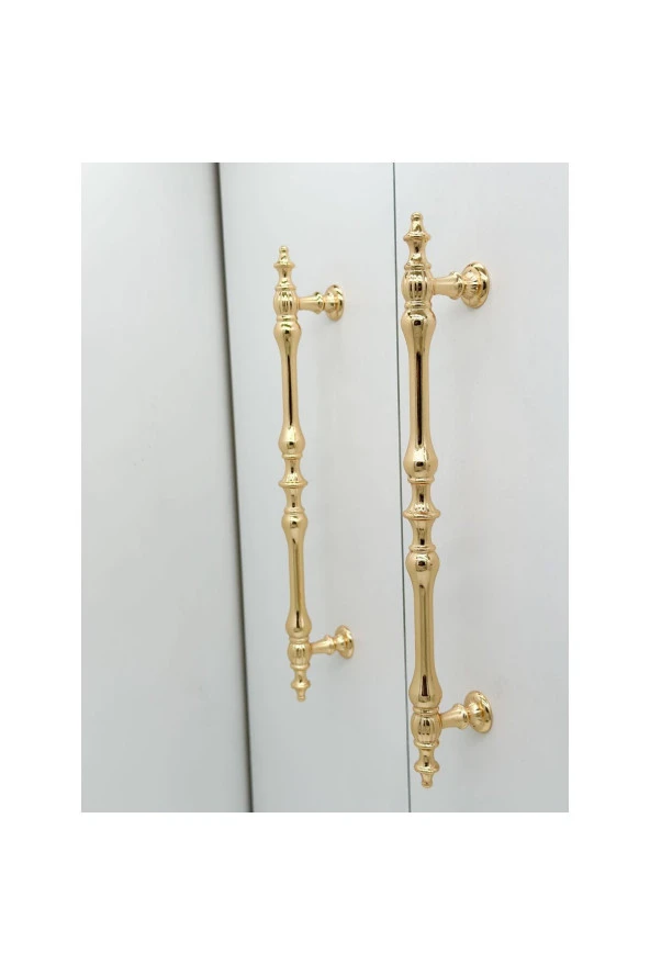 Şehzade Altın Mobilya Dolap Mutfak Çekmece Kulpu 96 Mm ( 9.6 Cm ) 2 Adet - Resim 2