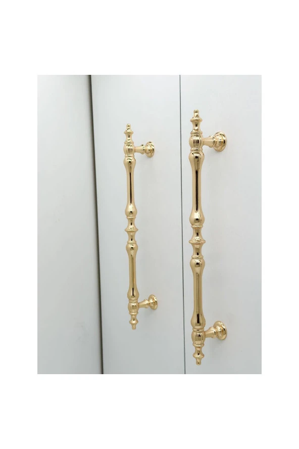 Şehzade Altın Mobilya Dolap Mutfak Çekmece Kulpu 96 Mm ( 9.6 Cm ) 2 Adet - Resim 5