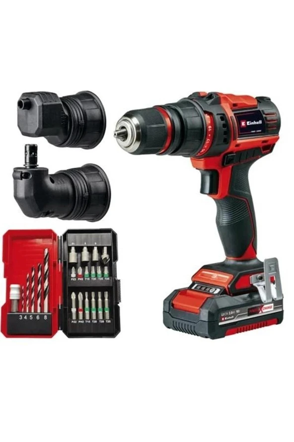 Einhell TE-CD 18/45 3XLi+22 (1x2,0Ah) Vidalama Set