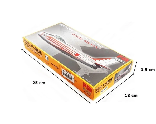 Na F-86E Sabre Pm Model Avcı Uçağı Demonte Plastik Maketi - 2