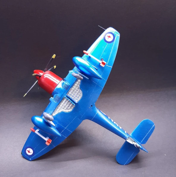 Hawker Sea Fury FB11 Pm Model Avcı Uçağı Demonte Plastik Maketi - 5