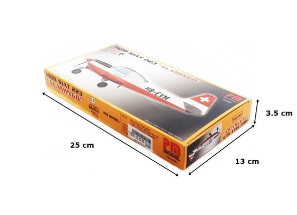 Mbb Siat 223 Flamingo Pm Model Eğitim Uçağı Demonte Plastik Maketi - 7