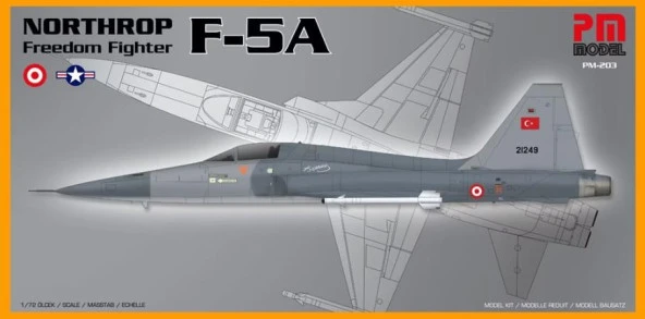 Northrop F-5 A Freedom Fighter PM Model Demonte Plastik Uçak Maket Kiti