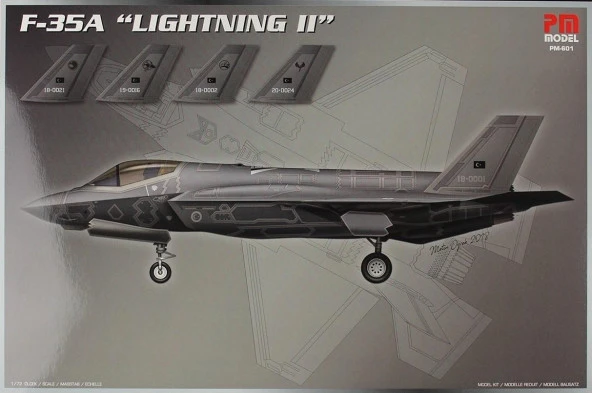 F-35A Lightning 2 PM Model Demonte Plastik Uçak Maket Kiti