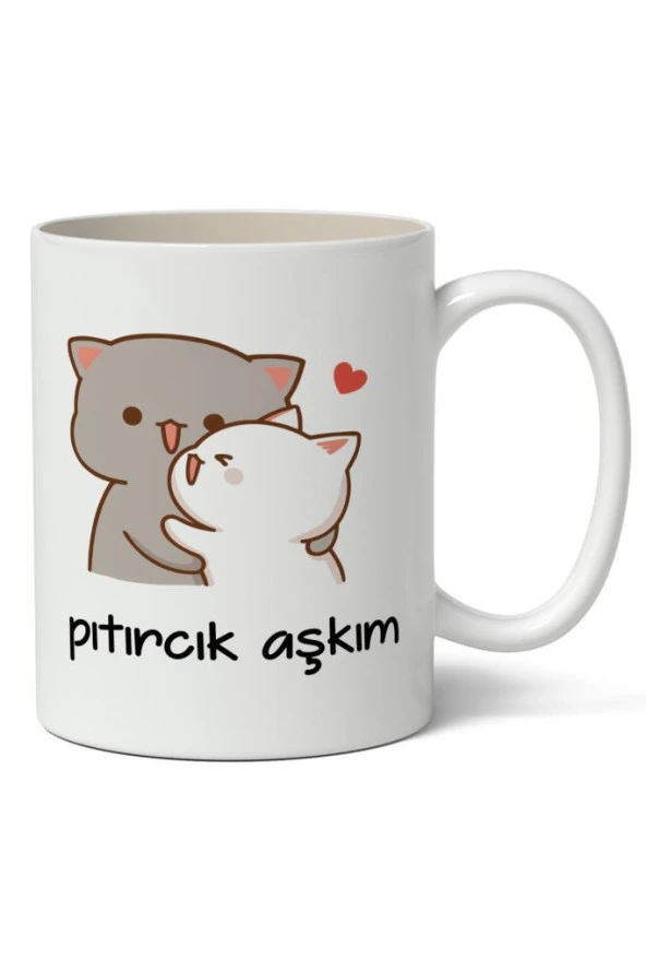 Pıtırcık Aşkım Baskılı Kupa Bardak Baskılı Kahve Kupa Bardak