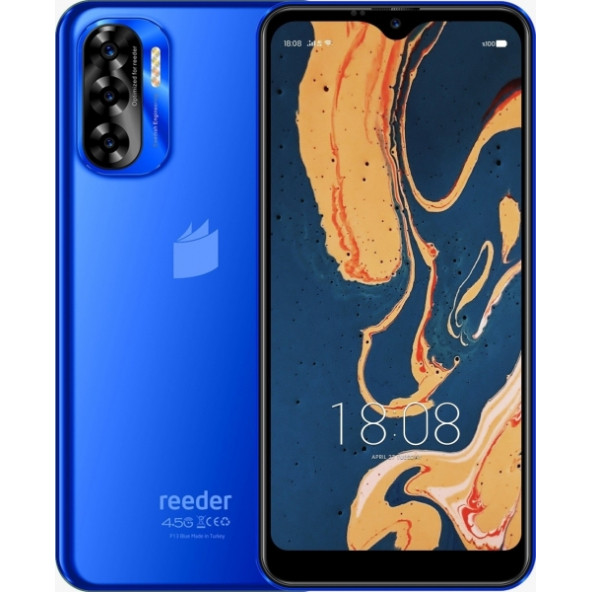Reeder P13 Blue 2022 2 GB+32 GB Mavi Cep Telefonu (Reeder Türkiye Garantili)