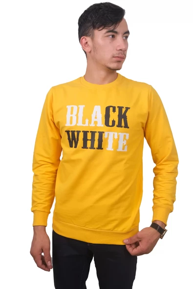 Erkek Sarı Sweatshirt 11