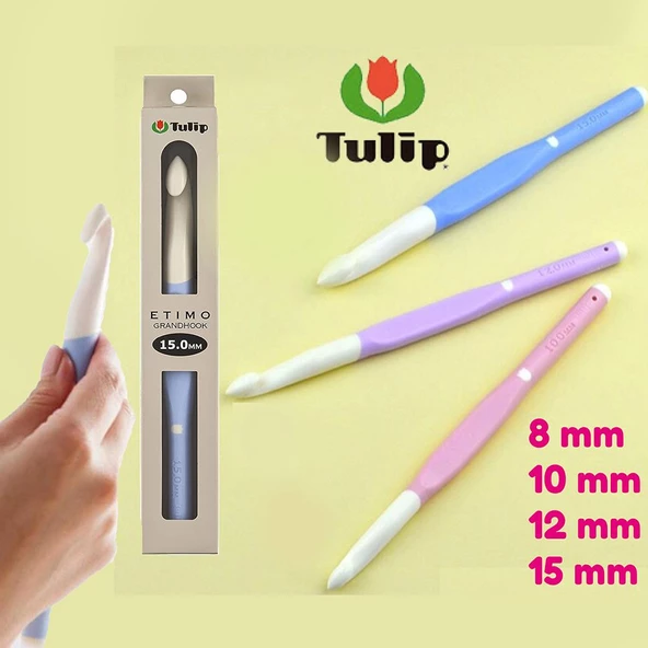 Tulip Etimo Grandhook Yün Örgü Tığı Kalın Tığ - Resim 1