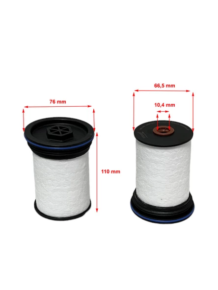 Opel Antara A (2.0 D 125 Kw, 2.2 D 120-135 Kw) 2010-2017 Uzun Tip Yakıt Filtresi - Resim 2